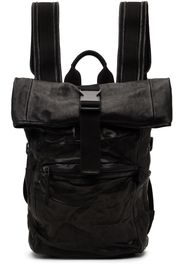 Officine Creative Black Pilot 009 Backpack