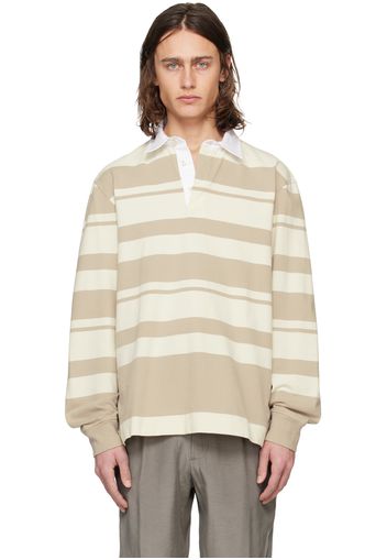 Officine Générale Off-White & Beige Ryker Polo