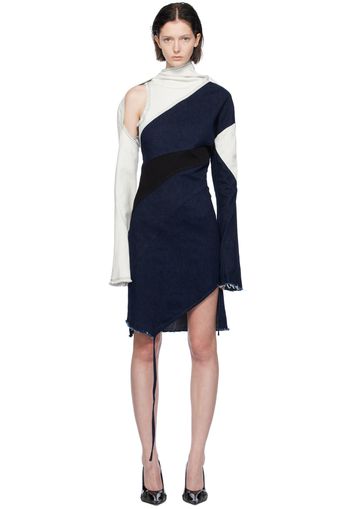 Ottolinger Indigo Asymmetric Denim Minidress