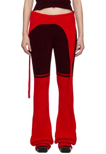 Ottolinger Red Foldover Lounge Pants