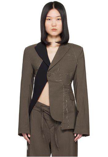 Ottolinger Black & Brown Deconstructed Blazer