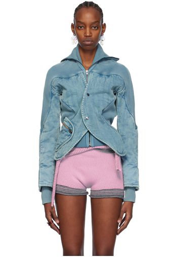 Ottolinger Blue Silhouette Denim Jacket