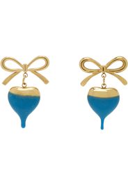Ottolinger Dipped Bow Heart Earrings