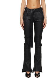 Ottolinger Black Glazed Mulitline Jeans