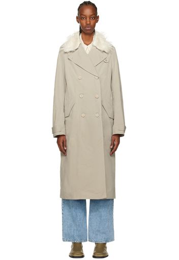 Our Legacy Beige Long DB Buta Coat