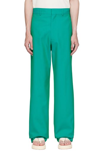 Palm Angels Green Sonny Trousers