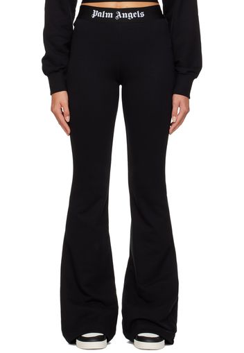 Palm Angels Black Elasticized Lounge Pants