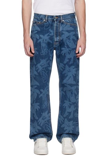 Palm Angels Blue Palmity Jeans