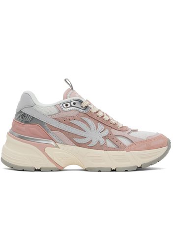 Palm Angels Pink & Silver PA 4 Sneakers