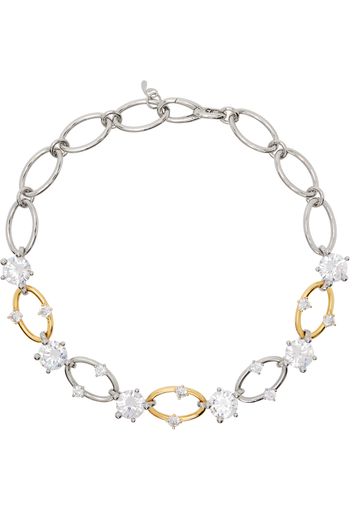 Panconesi Silver & Gold Diamanti Chain Necklace