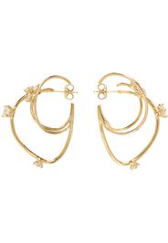 Panconesi Gold Constellation Hoop Earrings