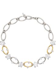 Panconesi Silver & Gold Diamanti Chain Necklace