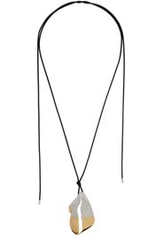 Panconesi Black Petali Cord Pendant Necklace