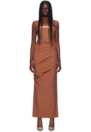 Paris Georgia Orange Raf Maxi Dress