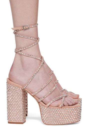 Paris Texas Pink Holly Evita Heeled Sandals