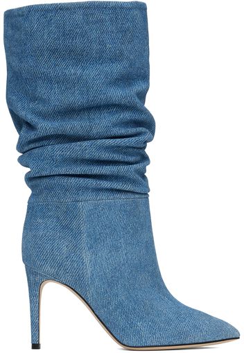 Paris Texas Blue Slouchy Boots