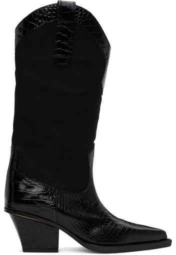 Paris Texas Black Rosario Boots