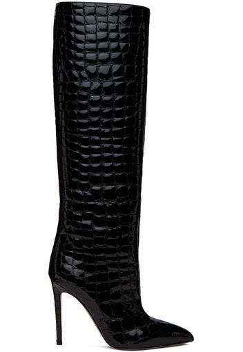 Paris Texas Black Stiletto 105 Tall Boots