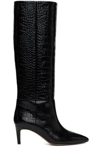 Paris Texas Black Stiletto 60 Tall Boots