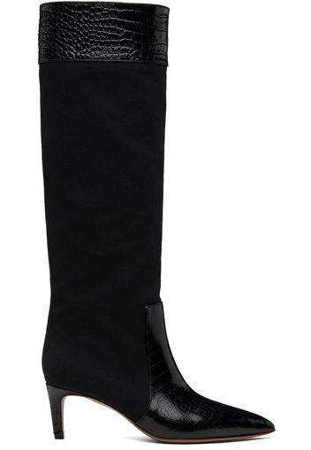 Paris Texas Black Stiletto 60 Tall Boots