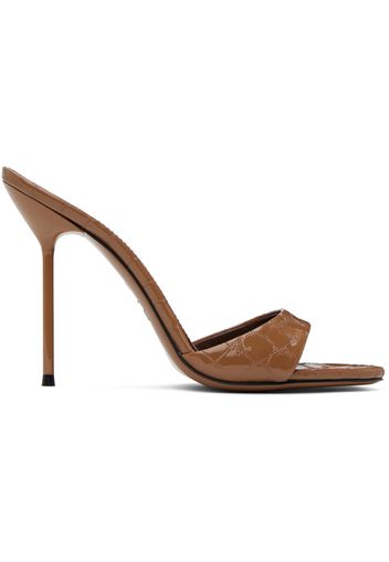 Paris Texas Brown Lidia Heeled Sandals