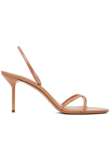 Paris Texas Beige Liz Slingback 70 Heeled Sandals