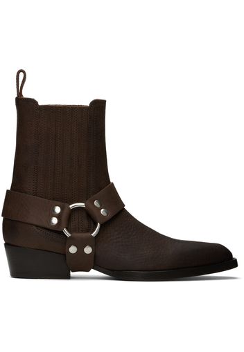 Paris Texas Brown Helena Ankle Boots