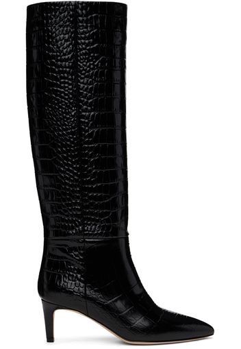 Paris Texas Black Stiletto 60 Tall Boots