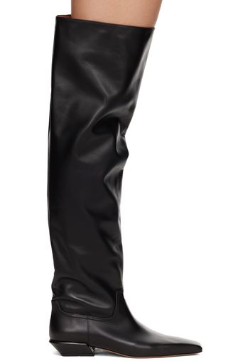 Paris Texas Black Bettina Over-The-Knee Boots