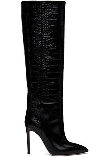 Paris Texas Black Stiletto Tall Boots