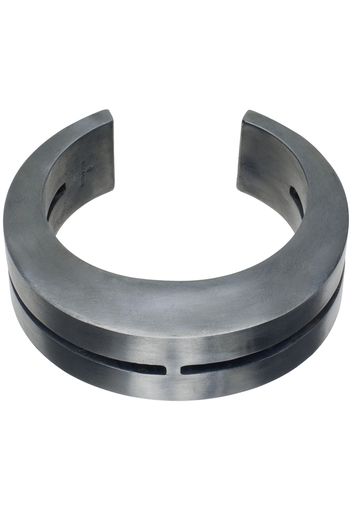 Parts of Four Gunmetal Crescent Crevice Bracelet