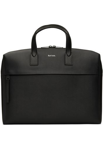 Paul Smith Black Slim Embossed Folio Briefcase