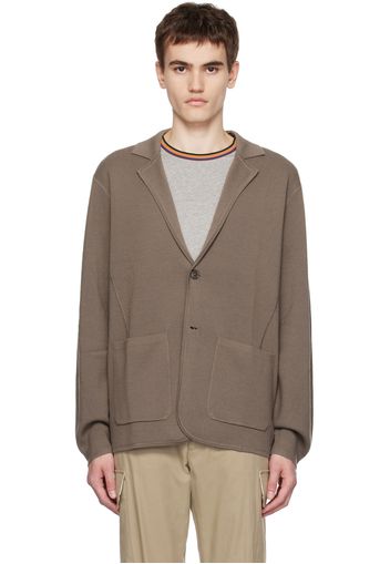 Paul Smith Taupe Notch Lapel Blazer