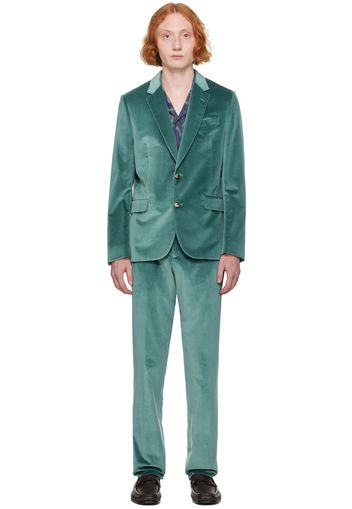 Paul Smith Blue Single-Breasted Suit