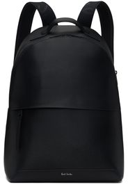 Paul Smith Black Embossed Leather Backpack