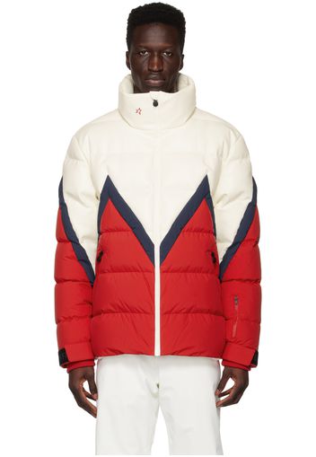 Perfect Moment White & Red Zeferino Down Jacket