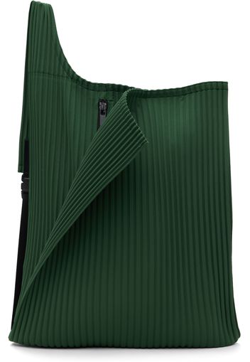 Pleats Please Issey Miyake Green Mini Pochette Shoulder Bag