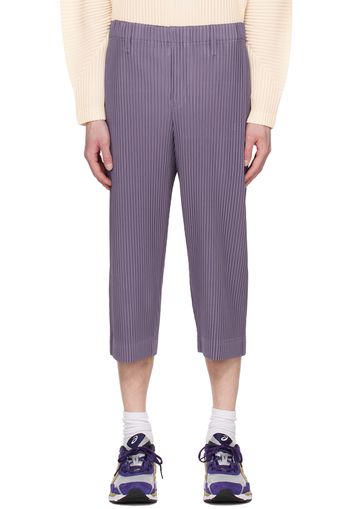 Homme Plissé Issey Miyake Purple Tailored Pleats 1 Trousers