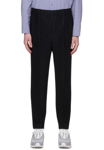 Homme Plissé Issey Miyake Black Pleats Bottoms 1 Trousers