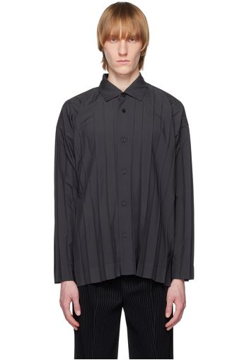 Homme Plissé Issey Miyake Gray Edge Shirt