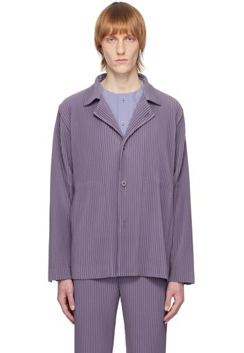 Homme Plissé Issey Miyake Purple Tailored Pleats 1 Blazer