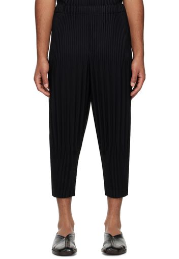 HOMME PLISSÉ ISSEY MIYAKE Black Basics Trousers