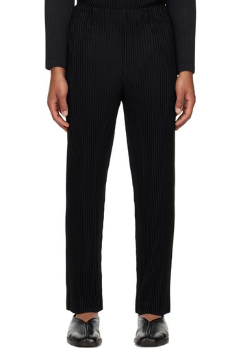 HOMME PLISSÉ ISSEY MIYAKE Black Basics Trousers