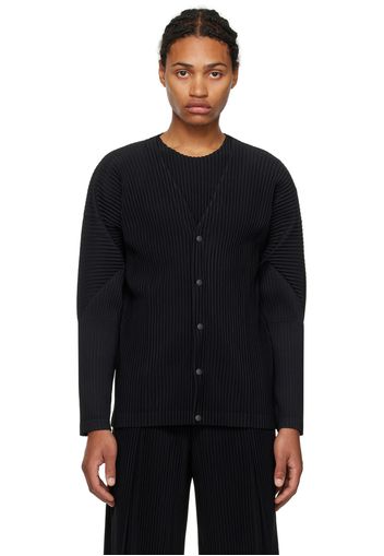 HOMME PLISSÉ ISSEY MIYAKE Black Basics Cardigan