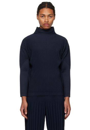 HOMME PLISSÉ ISSEY MIYAKE Navy Basics Turtleneck