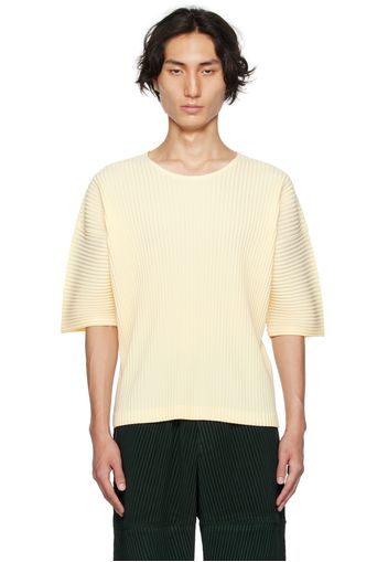 Homme Plissé Issey Miyake Yellow Monthly Color July T-Shirt