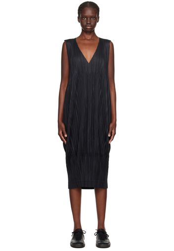 Pleats Please Issey Miyake Black Thicker Bottoms 2 Maxi Dress