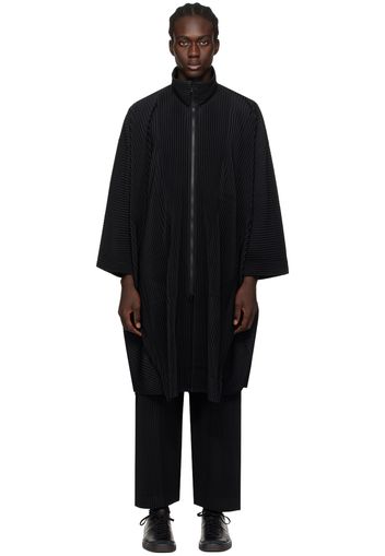 HOMME PLISSÉ ISSEY MIYAKE Black Monthly Color December Coat