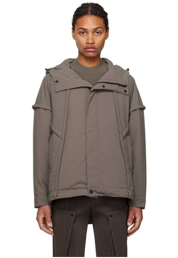 HOMME PLISSÉ ISSEY MIYAKE Gray Frame Jacket