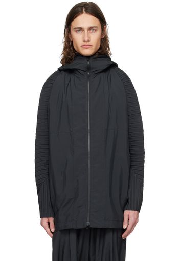 HOMME PLISSÉ ISSEY MIYAKE Black Cascade Jacket